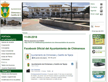 Tablet Screenshot of chimeneas.es