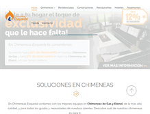 Tablet Screenshot of chimeneas.com.mx